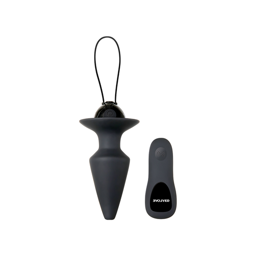 Evolved - Plug & play - Vibrerende buttplug met afstandsbediening